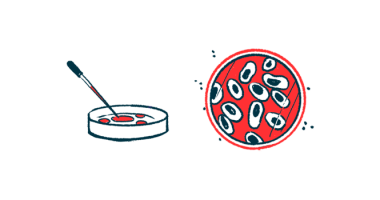 A dropper is seen poised above one petri dish while an aerial view shows cells in another petri dish.