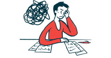 Illustration of person under stress