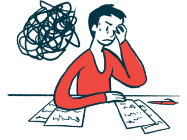Illustration of person under stress