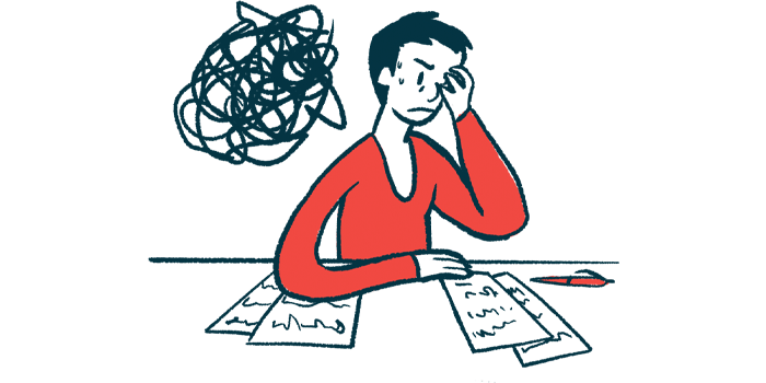 Illustration of person under stress