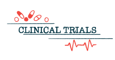 Images of oral medications and a heartbeat graph illustrate the words 