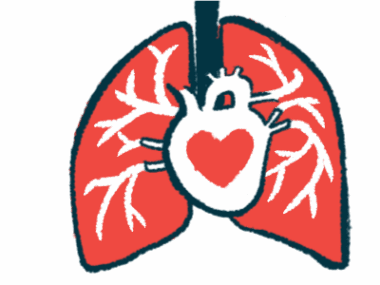An illustration shows the heart and lungs, with a red heart superimposed on the actual heart.