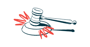 Illustration of a striking gavel.