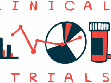 An illustration shows a pair of charts and a pill bottle.