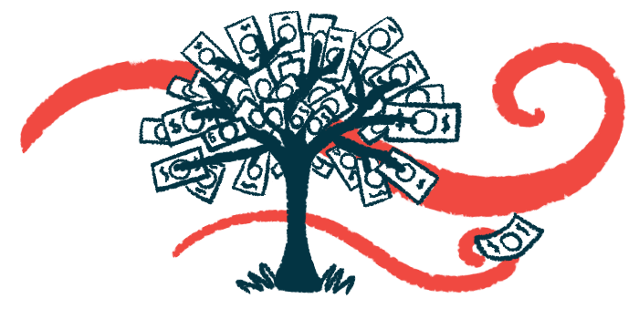 In this money tree illustration, bills are seen growing from the branches of a large tree.
