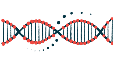 A illustration of DNA and its double helix.