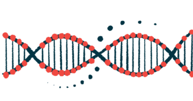 A illustration of DNA and its double helix.