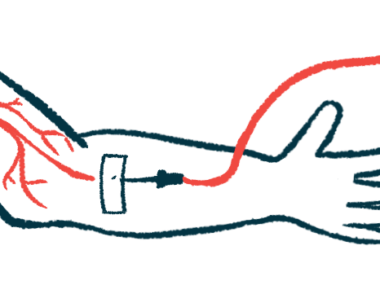 An illustration shows an arm receiving an intravenous infusion.